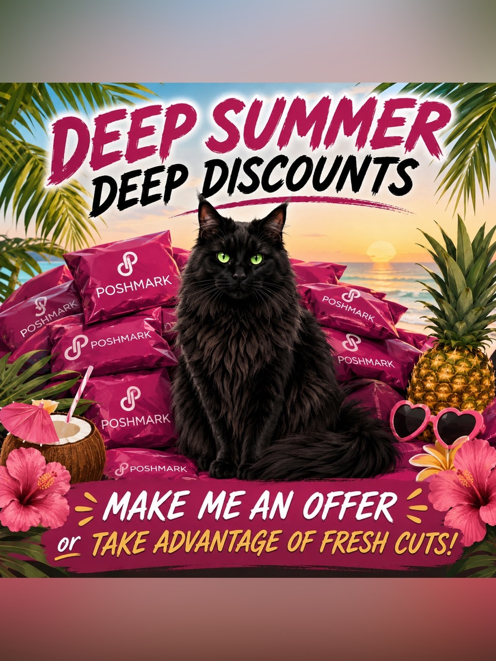 Free People Black Swimwear with Green Accent